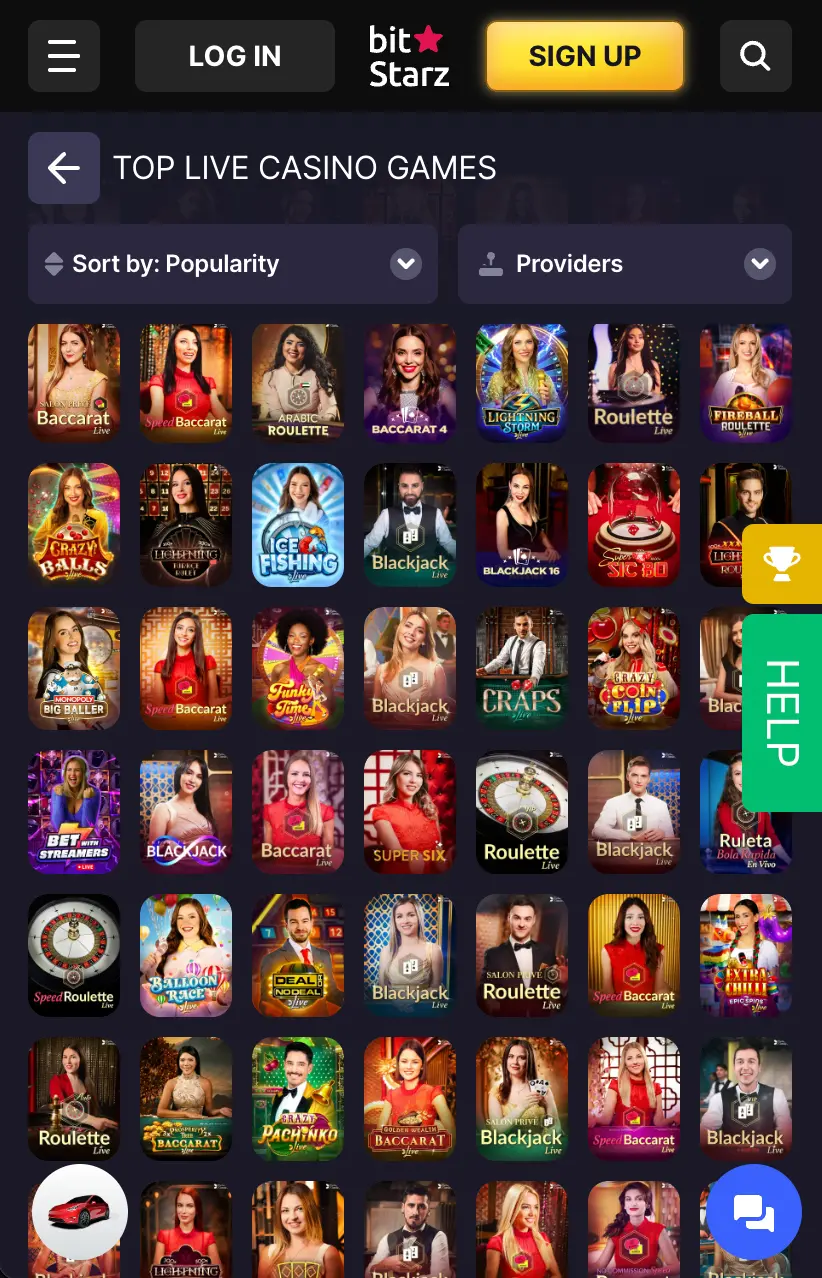 Download Monopoly Live App from bitStarz